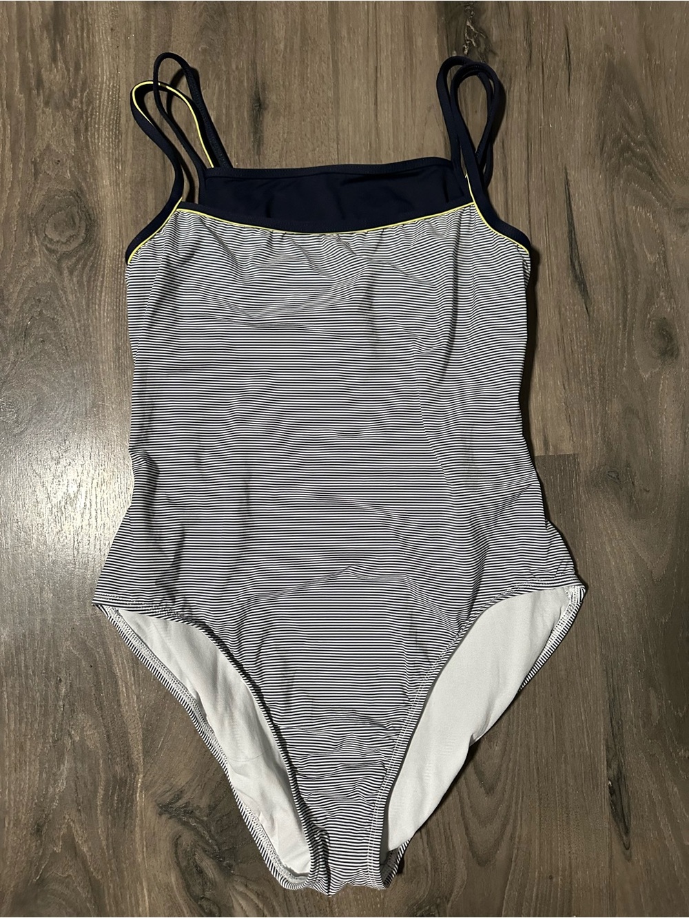 Nautica Women’s Swimsuit Blue, White and Yellow Size 12